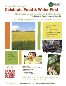 Celebrate Food & Water First